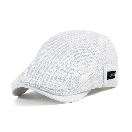 Mesh Ventilated Cap, Lightweight Summer Hat with Adjustable Strap, Breathable Sports Cap for Workouts and Daily Wear