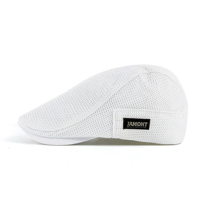 Mesh Ventilated Cap, Lightweight Summer Hat with Adjustable Strap
