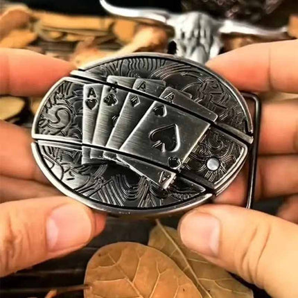 Western Belt Buckles for Men, Zinc Alloy Belt Buckle with Swivel Fit for 1.5 Inch Belts – image 29