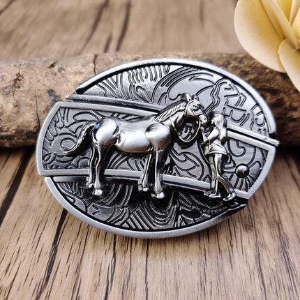 Western Belt Buckles for Men, Zinc Alloy Belt Buckle with Swivel Fit for 1.5 Inch Belts – image 15