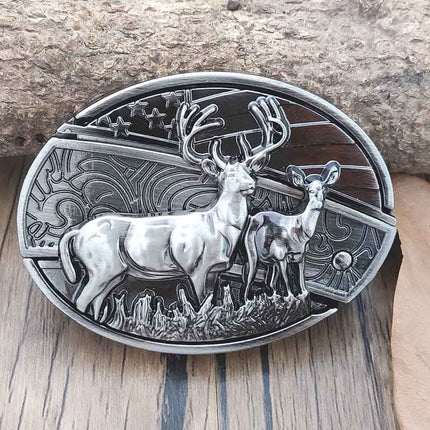 Western Belt Buckles for Men, Zinc Alloy Belt Buckle with Swivel Fit for 1.5 Inch Belts – image 7