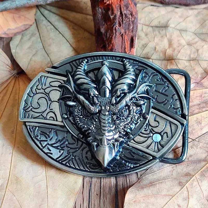 Western Belt Buckles for Men, Zinc Alloy Belt Buckle with Swivel Fit for 1.5 Inch Belts – image 17