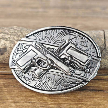 Western Belt Buckles for Men, Zinc Alloy Belt Buckle with Swivel Fit for 1.5 Inch Belts – image 19