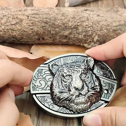 Western Belt Buckles for Men, Oval Cowboy Belt Buckle – image 24