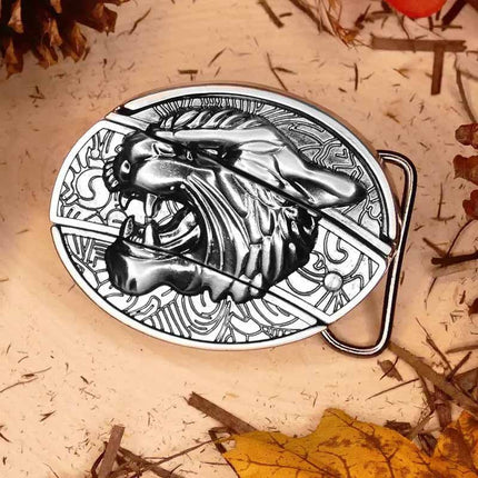 Western Belt Buckles for Men, Oval Cowboy Belt Buckle – image 30