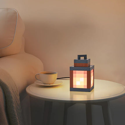 Decorative Lantern, Pixel Lantern Lamp with Remote and 16 Colors – image 13