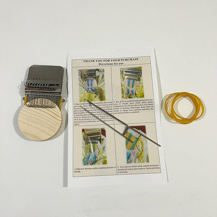 Mini Weaving Loom, Small Weaving Loom Kit with 10 to 28 Hooks