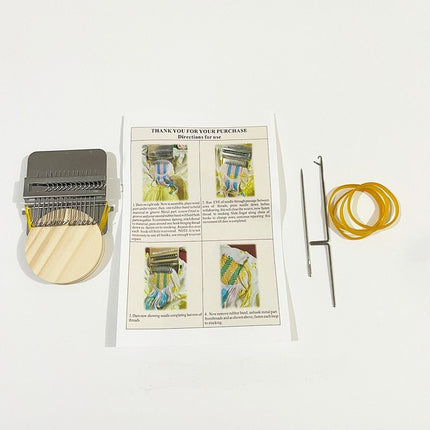 Mini Weaving Loom, Small Weaving Loom Kit with 10 to 28 Hooks – image 7