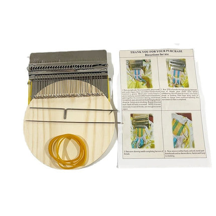 Mini Weaving Loom, Small Weaving Loom Kit with 10 to 28 Hooks – image 5