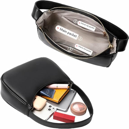 Small Hobo Handbag, Clutch Purse – image 11