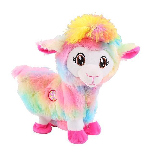 Plush Toy Dancing Llama, Interactive Plush Toy with Music, Llama Stuffed Animal, Soft Toy that Wiggles and Spins