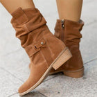 Womens Boots with Low Heel, Modern Low Heel Boots for Everyday Wear – image 5
