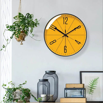 Modern Wall Clock for Living Room, Minimalist Analogue Clock, Nordic Wall Clock for Kitchen and Bedroom Decor