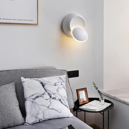 Moon Bedside Lamp with Energy-Efficient LED & Iron Shade | Modern Design for Bedrooms and Living Rooms