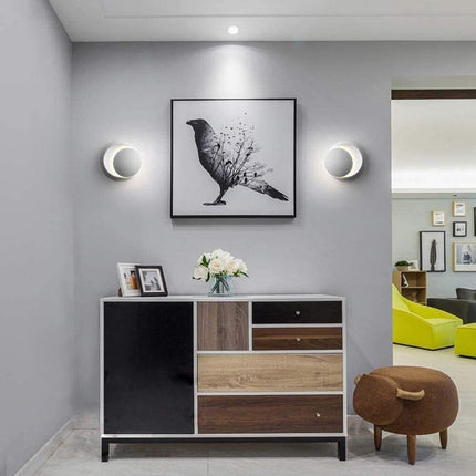 Moon Bedside Lamp with Energy-Efficient LED & Iron Shade | Modern Design for Bedrooms and Living Rooms