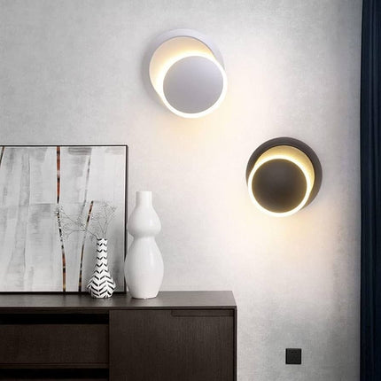 Moon Bedside Lamp with Energy-Efficient LED & Iron Shade | Modern Design for Bedrooms and Living Rooms