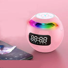 Alarm Clock with Bluetooth Speaker and Night Light, Rechargeable LED Digital Clock