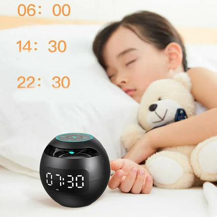 Alarm Clock with Bluetooth Speaker and Night Light, Digital Alarm Clock with Color Lamp – image 6