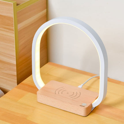 Wireless Charging Desk Lamp with Eye Protection Technology | Stylish European Design for Home and Workspace