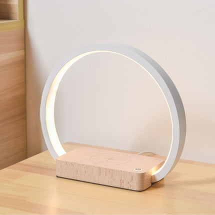 Wireless Charging Desk Lamp with Eye Protection Technology | Stylish European Design for Home and Workspace