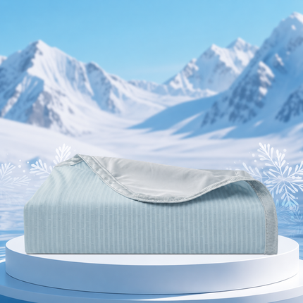 Chill Comfort | Breathable Cooling Blanket with Double-Sided Design | Lightweight Throw for Hot Sleepers and Night Sweats