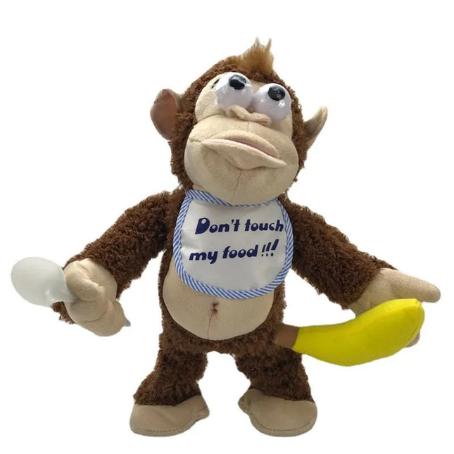 Monkey Stuffed Animal, Interactive Stuffed Animal with Banana
