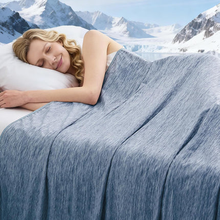ChillWave | Cooling Blanket with Breathable Fabric | Lightweight & Soft for Hot Sleepers