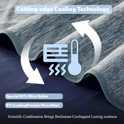 ChillWave | Cooling Blanket with Breathable Fabric | Lightweight & Soft for Hot Sleepers