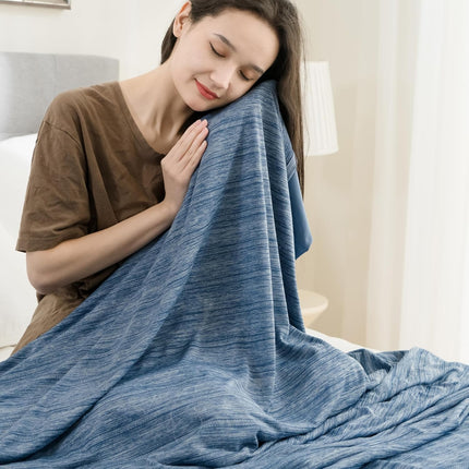 Cooling Blanket Collection | Soft Lightweight Summer Blanket for Hot Sleepers | Ideal for Night Sweats on Bed or Couch