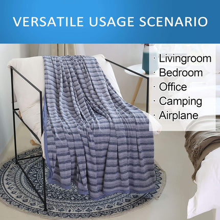 Cool Comfort | Direct Cooling Throw Blanket for Hot Sleepers with Double-Sided Cold Effect | Lightweight & Breathable Summer Blanket for Night Sweats
