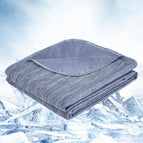 8- Navy Blue (Double Sided Cooling) / Throw 50'' X 70''