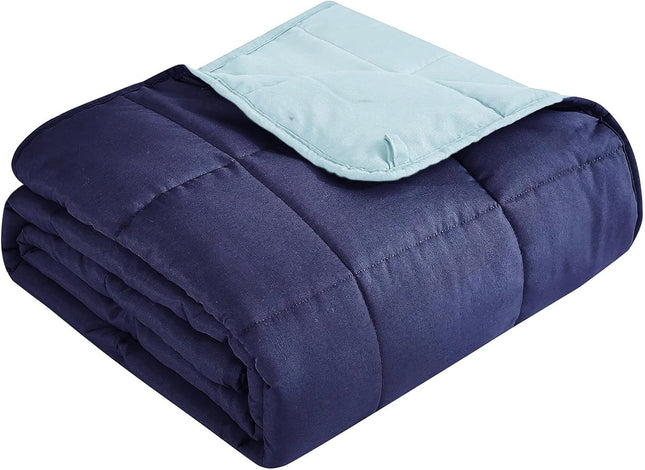 Cozy Comfort | Weighted Blanket with Cooling Microfiber | All-Season Softness for Ultimate Relaxation