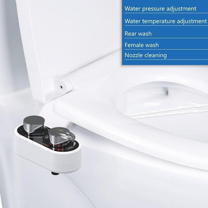 Non Electric Bidet Attachment for Toilet, Portable Bidet with Self Cleaning Nozzle