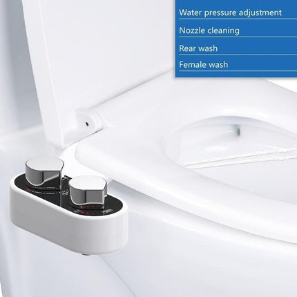 Non Electric Bidet Attachment for Toilet, Portable Bidet with Self Cleaning Nozzle – image 4