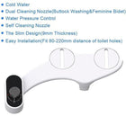 Non Electric Bidet Attachment for Toilet, Portable Bidet with Self Cleaning Nozzle – image 7
