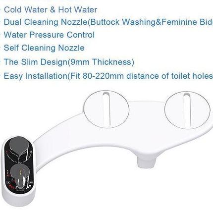 Non Electric Bidet Attachment for Toilet, Portable Bidet with Self Cleaning Nozzle – image 10