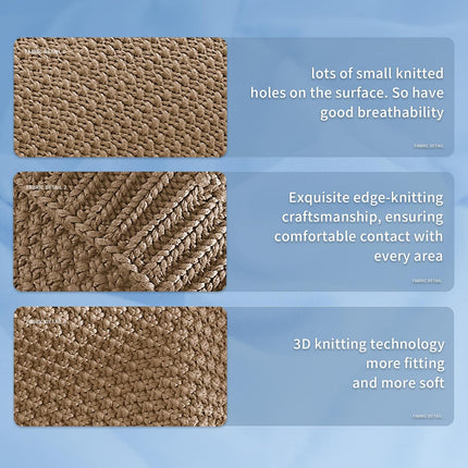 Cozy Comfort | Knitted Weighted Blanket with Cooling Microfiber | All-Season Softness for Ultimate Relaxation