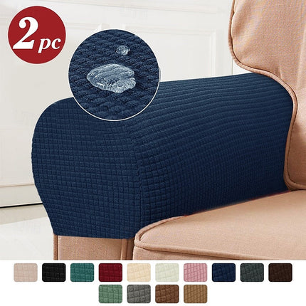 Armchair Arm Covers Set of 2, Waterproof Spandex Couch Arm Covers for Chair and Sofa – image 9