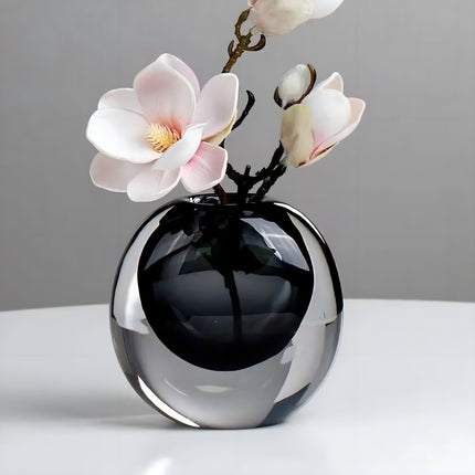 Crystal Glass Vase with Opalescent Finish – image 5