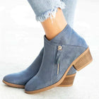 Womens Boots, Orthopedic Leather Ankle Boots with Arch Support – image 6