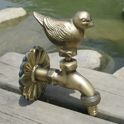 Decorative Outdoor Faucet, Animal Shaped Brass Garden Faucet, Outdoor Spigot, Hose Bib Watering Faucet