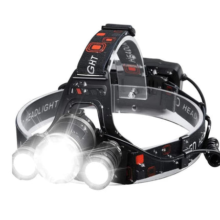 Rechargeable Headlamp, Professional LED Headlamp with 4 Lighting Modes
