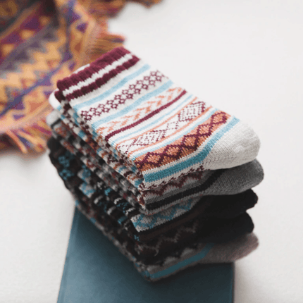 Wool Socks for Women and Men, Warm Cotton Socks for Winter