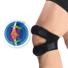 Patellar Tendon Strap for Knee Pain Relief, Adjustable Knee Strap with Silicone Pads, Knee Support for Running