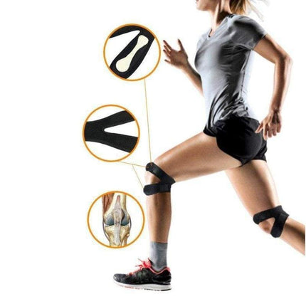 Patellar Tendon Strap for Knee Pain Relief, Adjustable Knee Strap with Silicone Pads – image 5