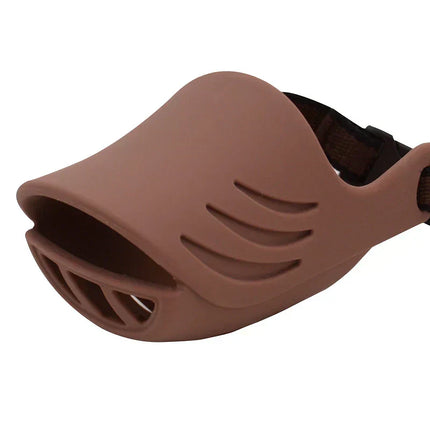 Soft Dog Muzzle, Breathable Silicone Muzzle for Dogs That Allows Panting and Drinking – image 8