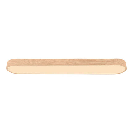 LED Flush Mount Ceiling Light, Oval Wood Ceiling Light Fixture – image 10