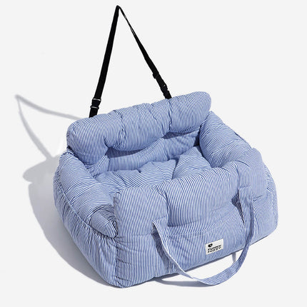 Dog Car Seat Bed, Bolster Pet Car Seat with Safety Belts and Collar Lock – image 23
