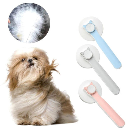 Self-Cleaning Pet Slicker Brush for Dogs and Cats with Waterproof Design | Gentle Grooming for Healthy Coat and Skin