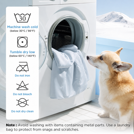 Cozy Paws | Cooling Blanket for Large Dogs with Breathable Air-Core Fill | Lightweight & Washable Dog Mat for Summer Comfort